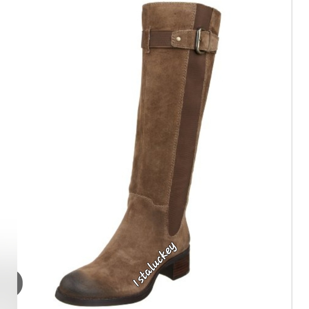 Franco Sarto Suede Knee High Boots sz 9.5 M